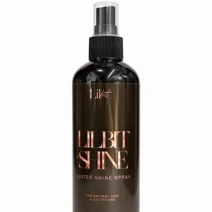 LILBIT SHINE Heat Protectant Spray for Natural Hair & Extensions Luster Shine Formula