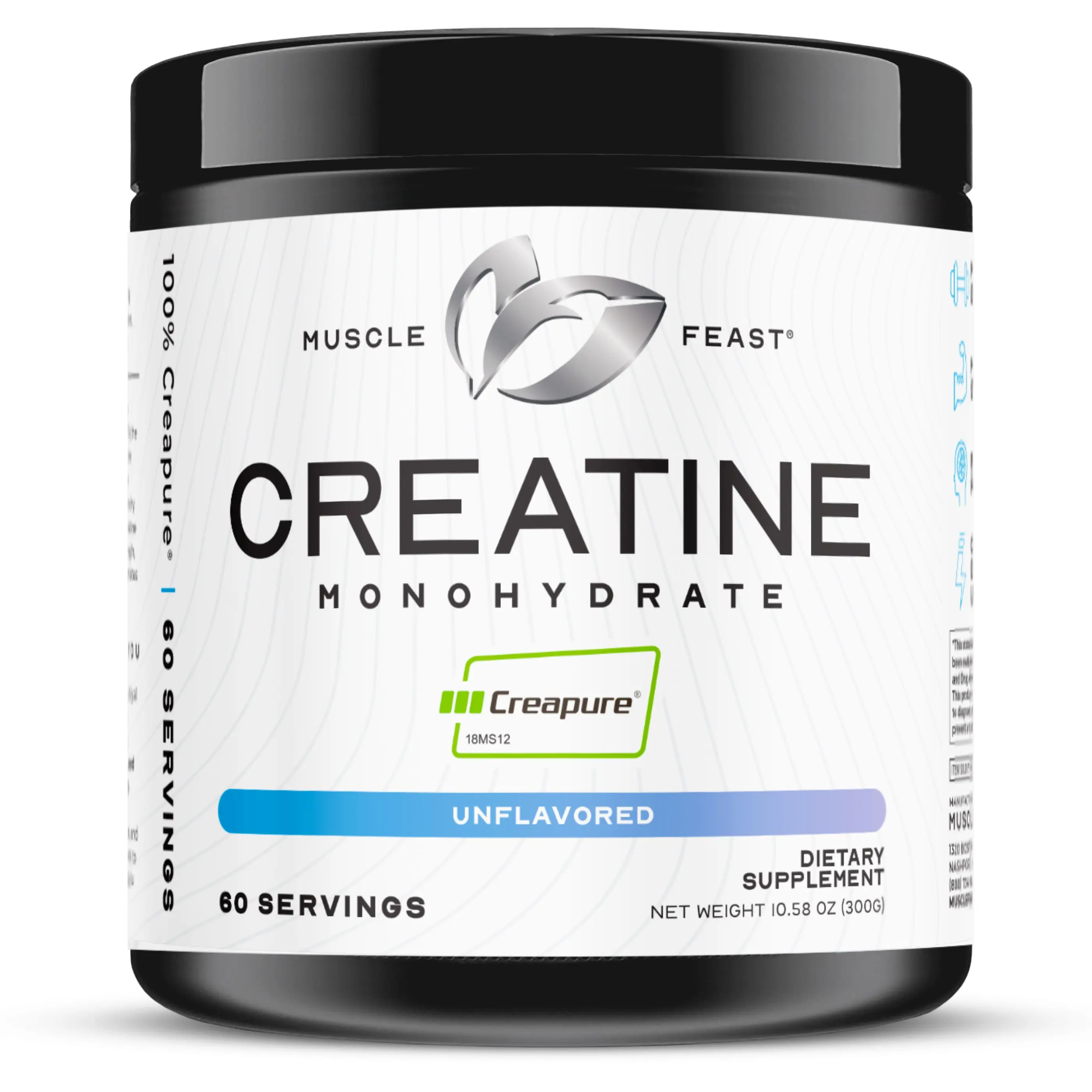 Creapure Creatine Monohydrate Powder, Vegan Keto Creapure Creatine Monohydrate Powder, Vegan Keto