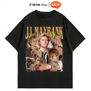 JJ Maybank Outer Banks Comfort Colors T-shirt, Unisex Tops For Men- For Women, Y2K 90s Retro Movies Bootleg Tshirt, Soft Fit Fabric Prints Cotton Top