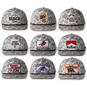 Full Limited Camo Trucker Hats Collection | Premium Mesh Snapback Hats | Vintage Logo Patch Caps for Hunting, Outdoor, Racing & Streetwear | Multi-Style USA Camo Hat Series
