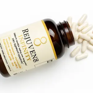 Rejuven8 Infinity - an NAD+ boosting complex with NMN ,RESVERATROL,S-Acetyl-GLUTATHIONE, TMG, B-12(Methycobalmin) D3 (5000iu) , K2 (mk-7) Natural Supplements