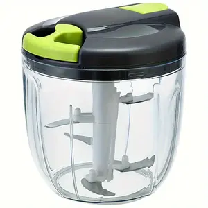 900ML Large Garlic Press And Food Chopper Multifunctional Food Chopper Vegetable Chopper Grinding Spices Pureeing Fruits Professional Onion Chopper Kitchen Gadget Set