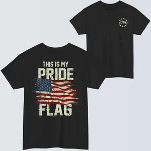 American Pride Flag T-Shirt, Bold 'This is My Pride Flag' Design! True Patriot, Military Supporters, Gift for Veterans, Proud Americans, USA Pride men  gifts agent  100  shirts usa pride