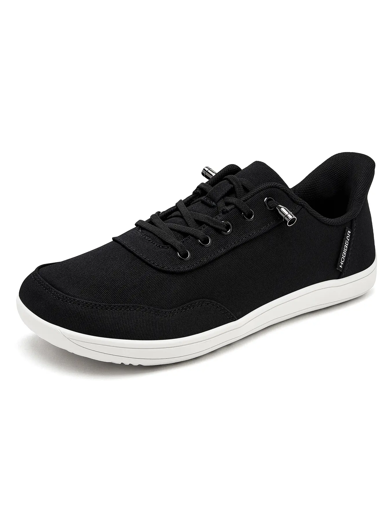 HOBIBEAR men's shoes white lightweight flat bottomed wide toe shoes foreign trade big toe shoes women's large size wide last barefoot cloth shoes Sneakers