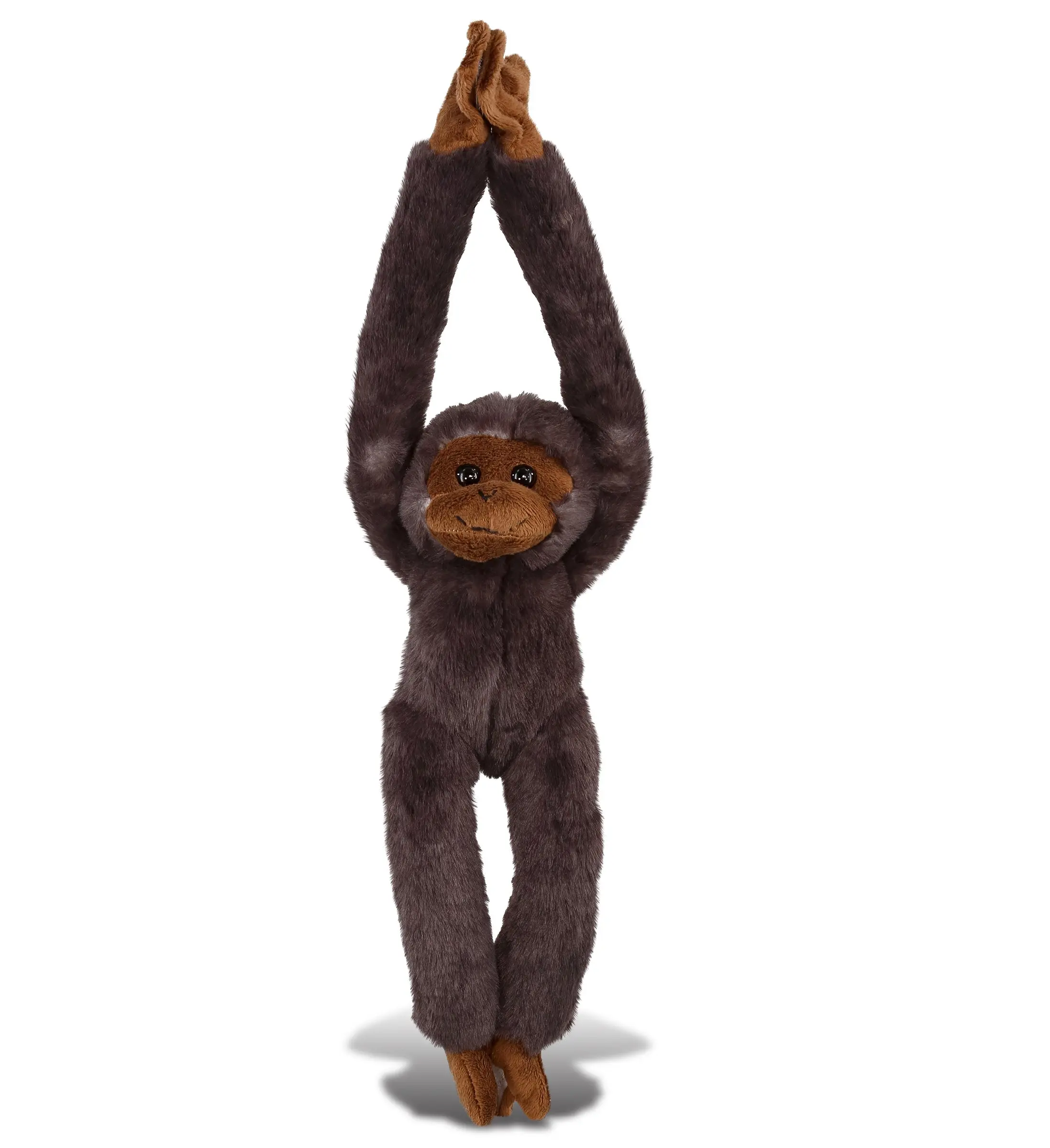 SUPER SOFT PLUSH - LONG ARM HANGING BLACK CAPUCHIN MONKEY