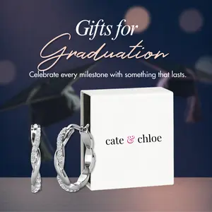 Lauren 18k White Gold Plated 22mm Twisted Hoop Earrings with Simulated Diamond Crystals