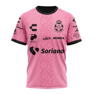 LIGA MX Club Santos Laguna Special Home In Pink Kits Design ST2401