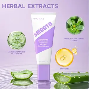 Bikini Pain-Free Hair Removal Cream for Sensitive Skin, Hypoallergenic Formula-Gentle & Fast-Acting Depilatory with Citrus Scent, Aloe & Hyaluronic Acid for Soothing Care, Suitable for Men & Women