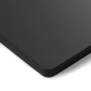 BIZUM Whole-Piece Particle Board Table Top Wood Countertop for Standing Desk DIY 63x28x1 Inch Black Desk Top High-Quality Finish