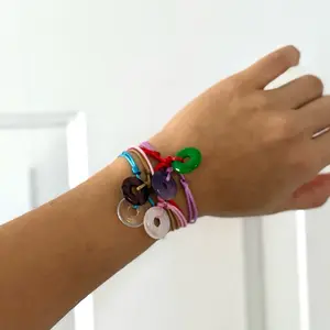 Donuts Bracelet with Quartz - Attracts Good Fortune and Protects from Negative Energy