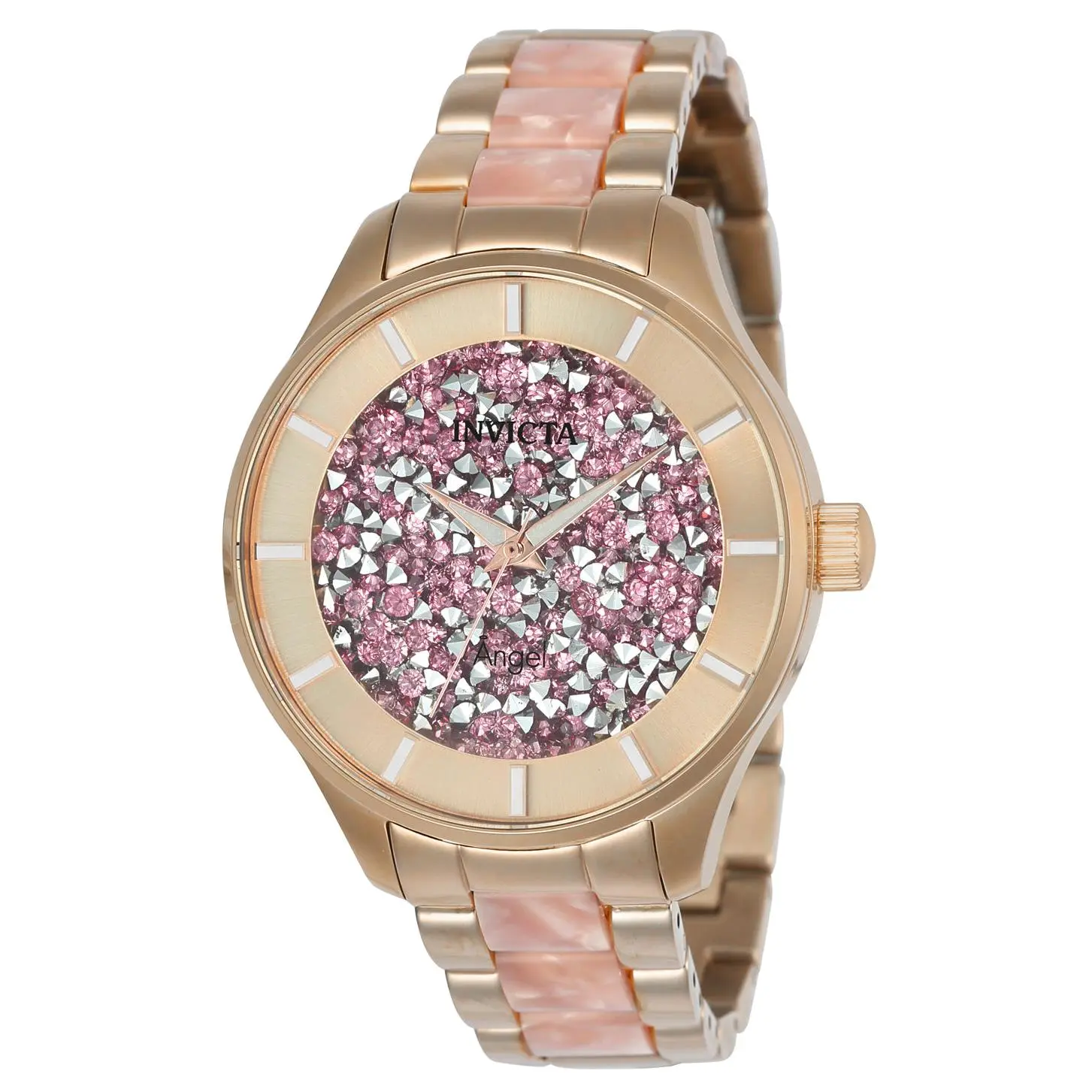 Invicta Women's 40mm Angel Crystal Accented Resin Bracelet Watch