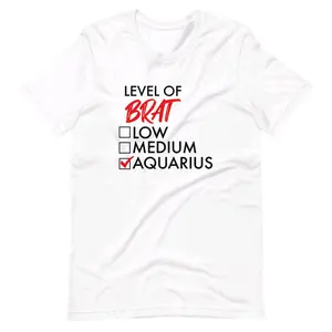 Level of Brat - Zodiac (Unisex T-Shirt)