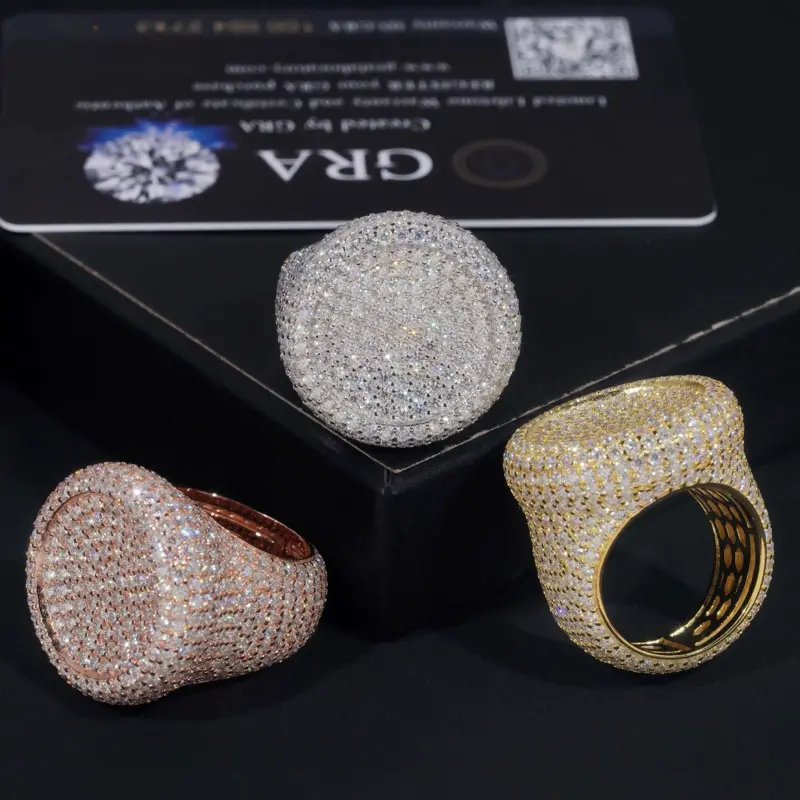 S925 Rings • VVS D Moissanites