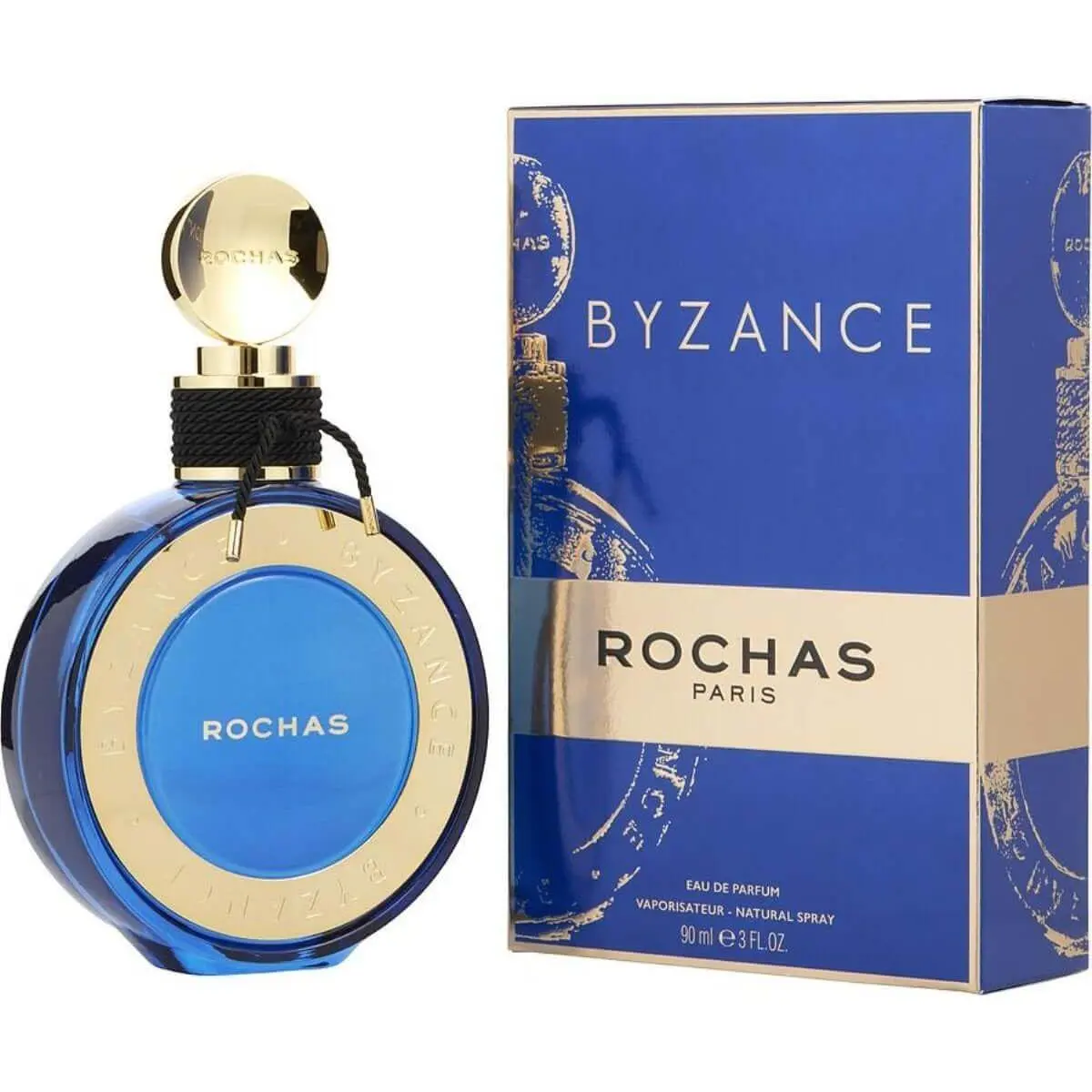 Rochas Byzance Women's Eau de Parfum (EDP) - 3oz, Neroli Top Note, Fruity, Floral, Perfumed Fragrance, New in Box, Single Item, Fruity Women's Fragrance, Flowers Women's Fragrance