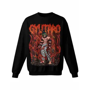 Demon Slayer Demon Slayer Crewneck Sweatshirt  Crew Neck Hoodless Sweat Shirt for Women Men Loose Fit Comfy Casual Funny Unisex Graphic Pullover  Long Sleeve Pull Over Fashion Top,Cotton Blend TTK00560