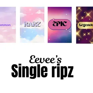 Eevee’s single ripz- raw cards