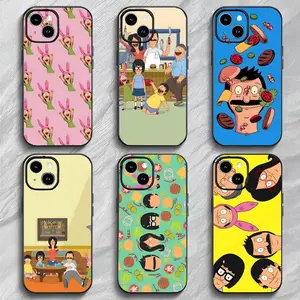 B-Bob’s B-Burgers Cartoon Phone Case Lightweight Soft Protective Cover For iPhone 11-17 Pro Max/Plus & Samsung Galaxy S23-S25