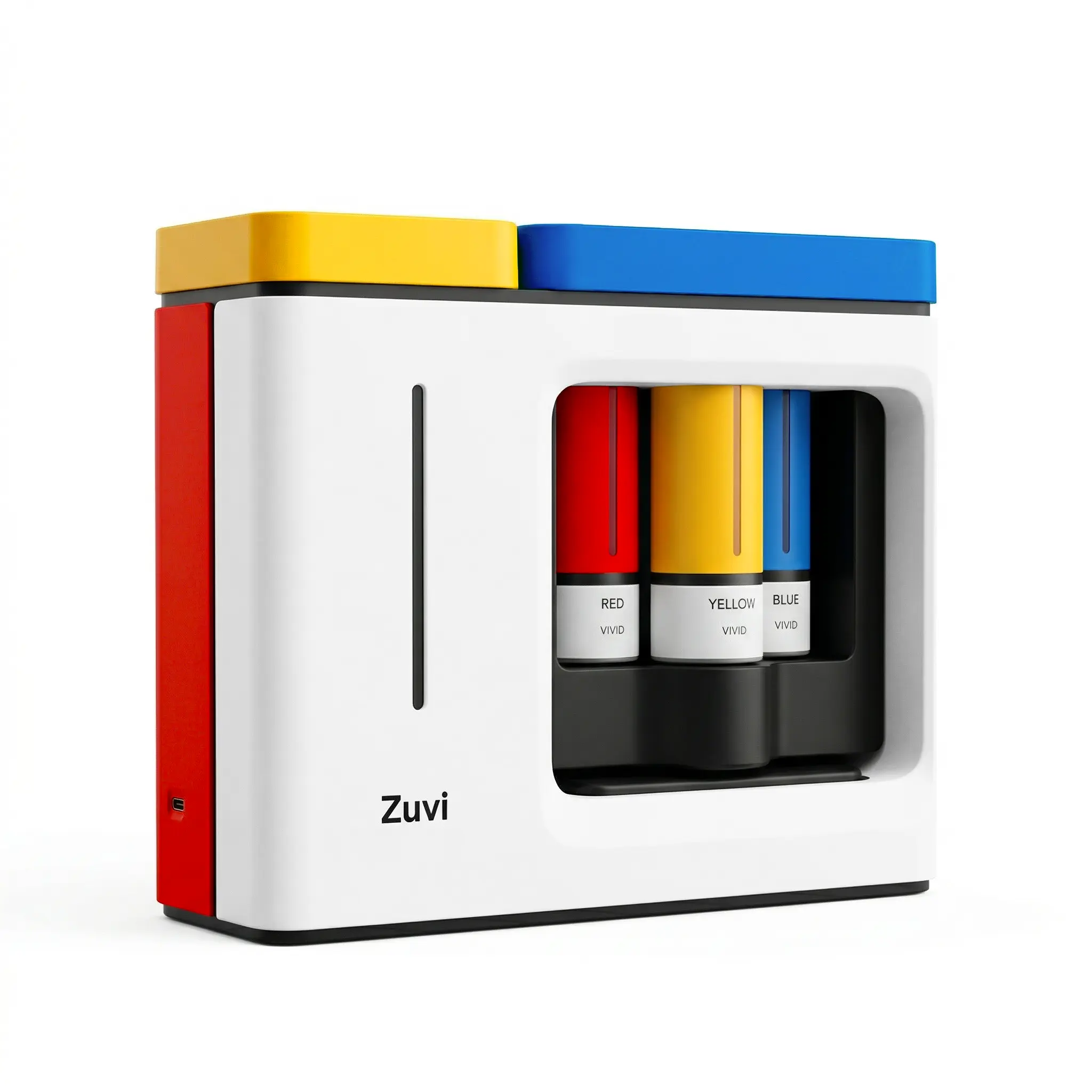 Zuvi ColorBox Smart Semi-Permanent Hair Color Creator, Custom Hair Dye Mixing Machine with App Control, Photo Color Matching & 1,000+ Shades