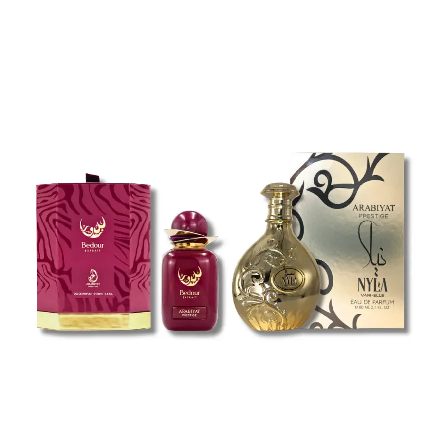 Arabiyat Prestige Nyla Vanille & Bedour Extrait Eau De Parfum 3.4FL.OZ