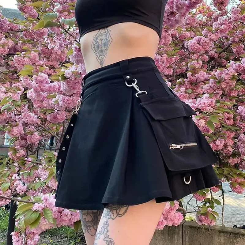 High-Waisted Mini Skirt