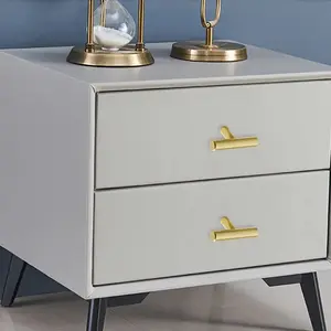 Rectangular Cabinet Knobs and Handles 20/30pack, 50mm Single Hole Door Pulls with Screws for Kitchen Cabinets, Dressers and Drawers, Easy Installation Simple Design