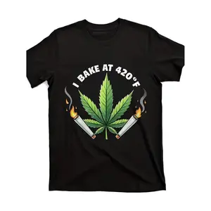 Men' & Suitable for 420 Culture T-Shirt - Leaf Smoke Print & 420 Number Design, Breathable Crew Neck Tee for 4/20 Events, Casual Wear, Pharmacy Outfits - Iconic Drug-Themed Casual Wear