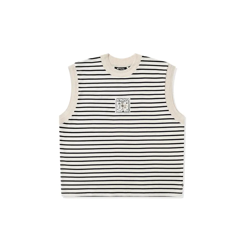 Hirono Living Wild-Voyager Sleeveless Striped Tee clothes