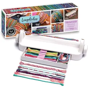 DIY Friendship Bracelet Maker Kit - Bracelet Making Kit for Kids Ages 8 & Up - Make Bracelets in Minutes for Birthday Christmas Gift - Award Winning Craft Kit