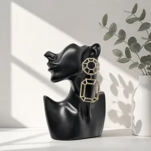 Center Stage- Rhinestone Drop Earrings
