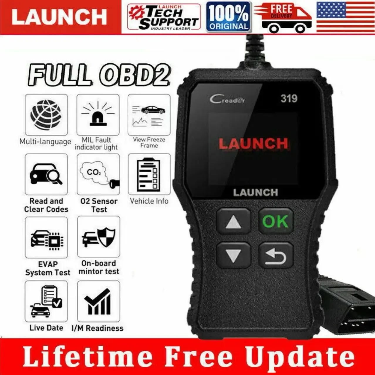 LAUNCH CR319 OBD2 CODE READER