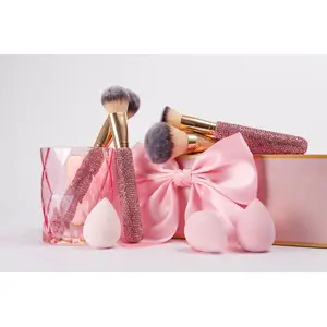 Pink Glitz & Glam | 8pc Oversized Essential Brush Set