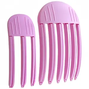 2Pcs 3/6 Teeth High Skull Artifacts for Volume & Natural Puffy Effect, No Trace,hair products,hair root fluffy clip，daily party use，professional comb perfect curl frizz Detangling ，Hair Detangling Brush,summervibes