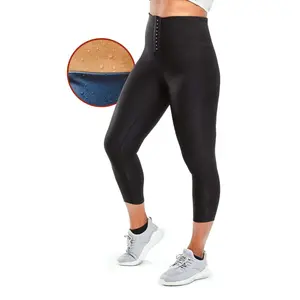 Sweat Shaper Cinch Leggings, High-Waist Compression Slimming Cinch Sauna Leggings, Tummy Control, Body Sculpting Yoga Pants