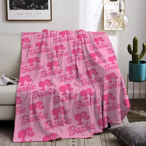 Throw Flannel All Weather Blanket Kneeling Blankets Fluffy Warm Winter Blanket Blankets on Offer Home Knee Throw Wearing Microfiber B-Barbie