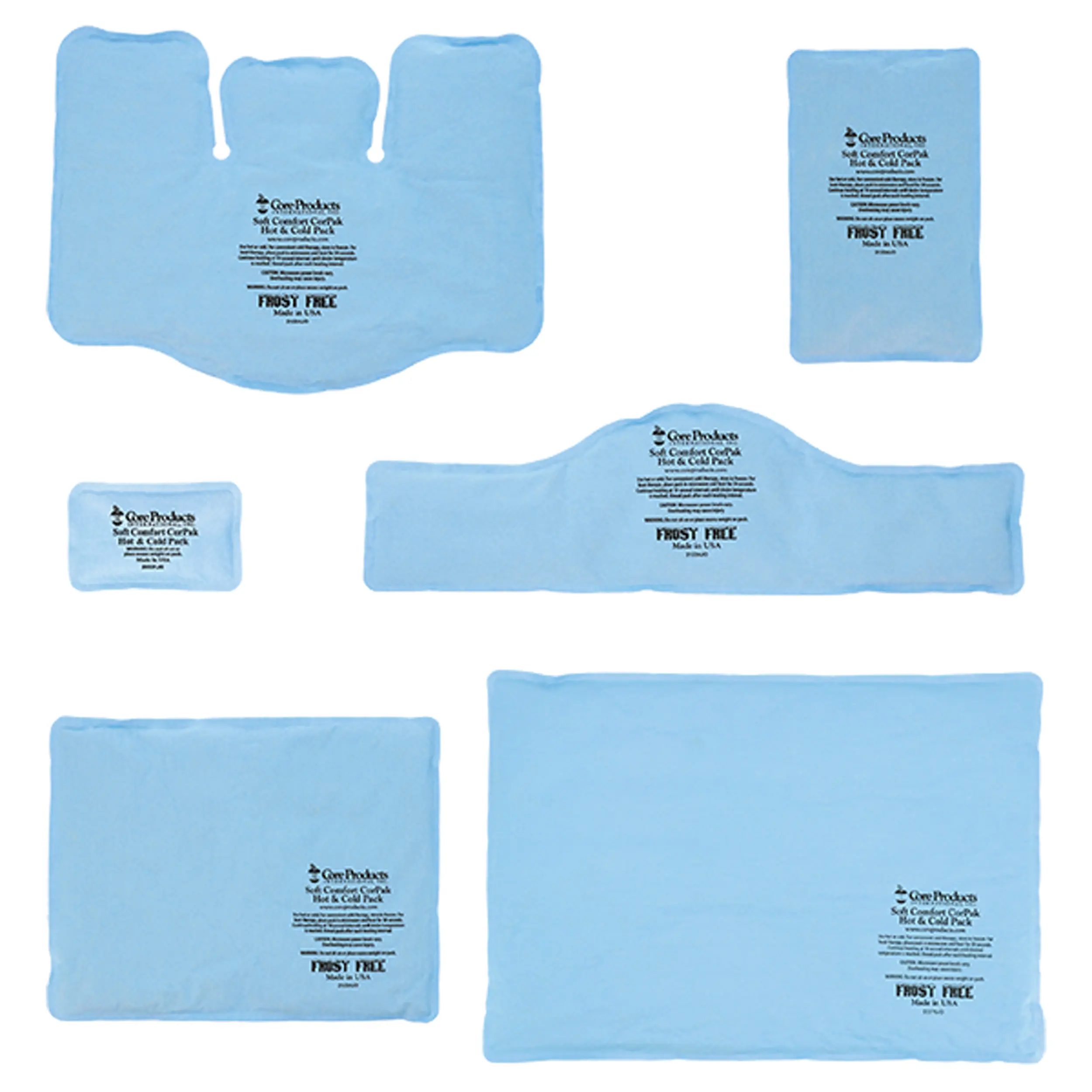 Core Products Soft Comfort CorPak – Reusable Hot & Cold Therapy Pack, Ice Pack for Injuries, No-Frost Compress for Muscle, Back & Joint Pain Relief