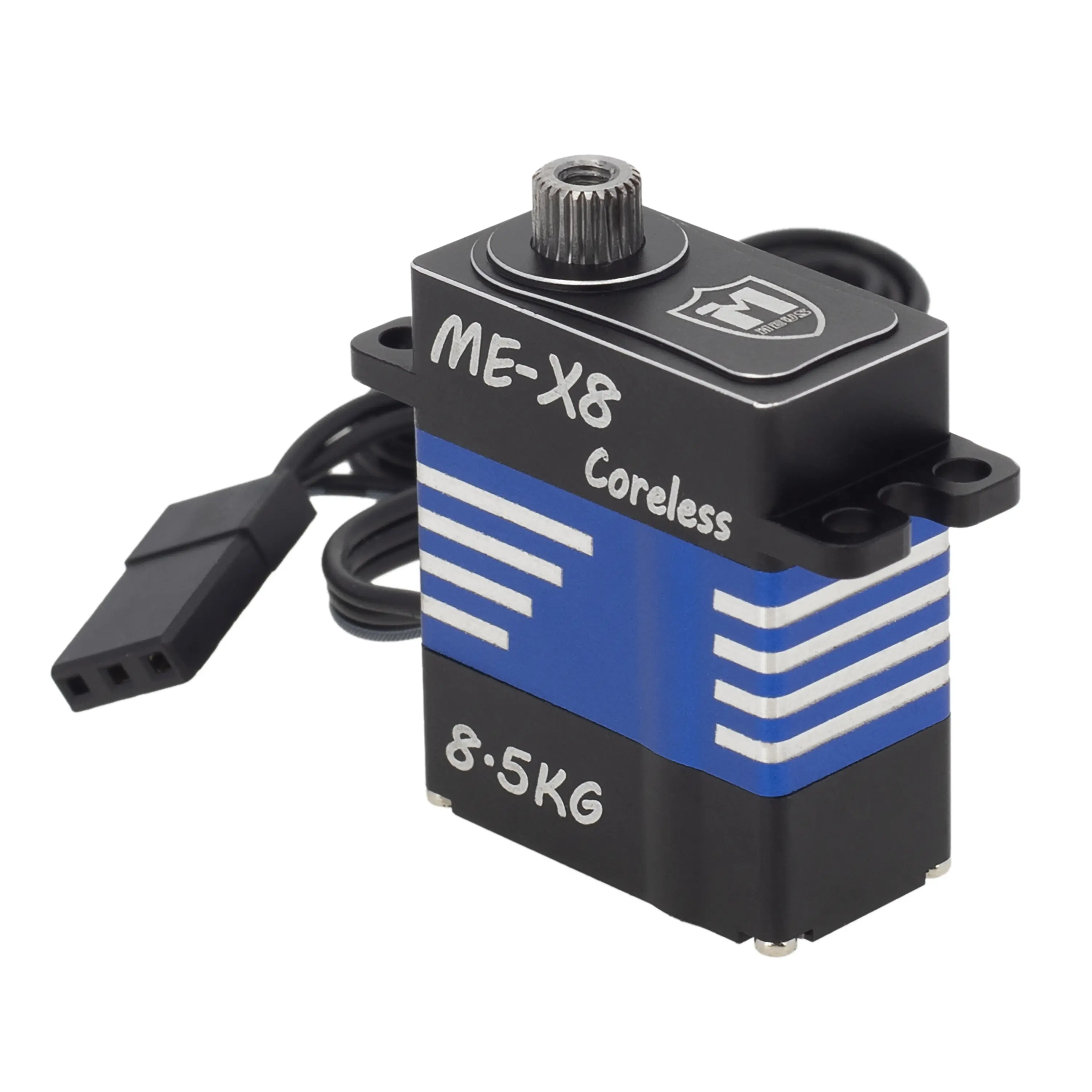 MEUS Racing MEX-8 Coreless RC Micro Servo - 8.5KG High Torque, High Precision, Stable for SCX24, TRX4M, SCX10, TRX4 1/24, 1/18, 1/10, 1/8 Crawler Cars