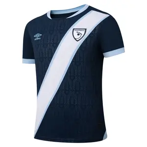 Umbro Guatemala Away Men's Soccer Jersey 25/26 - Traditional Royal Blue, Classic Polo-Style Collar - Comfortable & High Quality