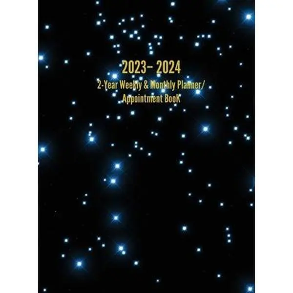 2023 - 2024 2-Year Weekly & Monthly Planner/ Appointment Book: 24-Month Hourly Planner by Anderson, I. S. (Hardcover) - Used
