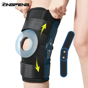 Adjustable Knee Brace with Detachable Side Straps, Breathable Fabric for Walking Running Fitness, Sports Knee Support, Knee Supporter, Knee Saver