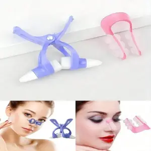 Silicone Nose Shaper Clip, Non-Surgical Nose Reshaping Tool, Slimmer & Straighter Nose, Soft Comfortable Clamp, Fragrance