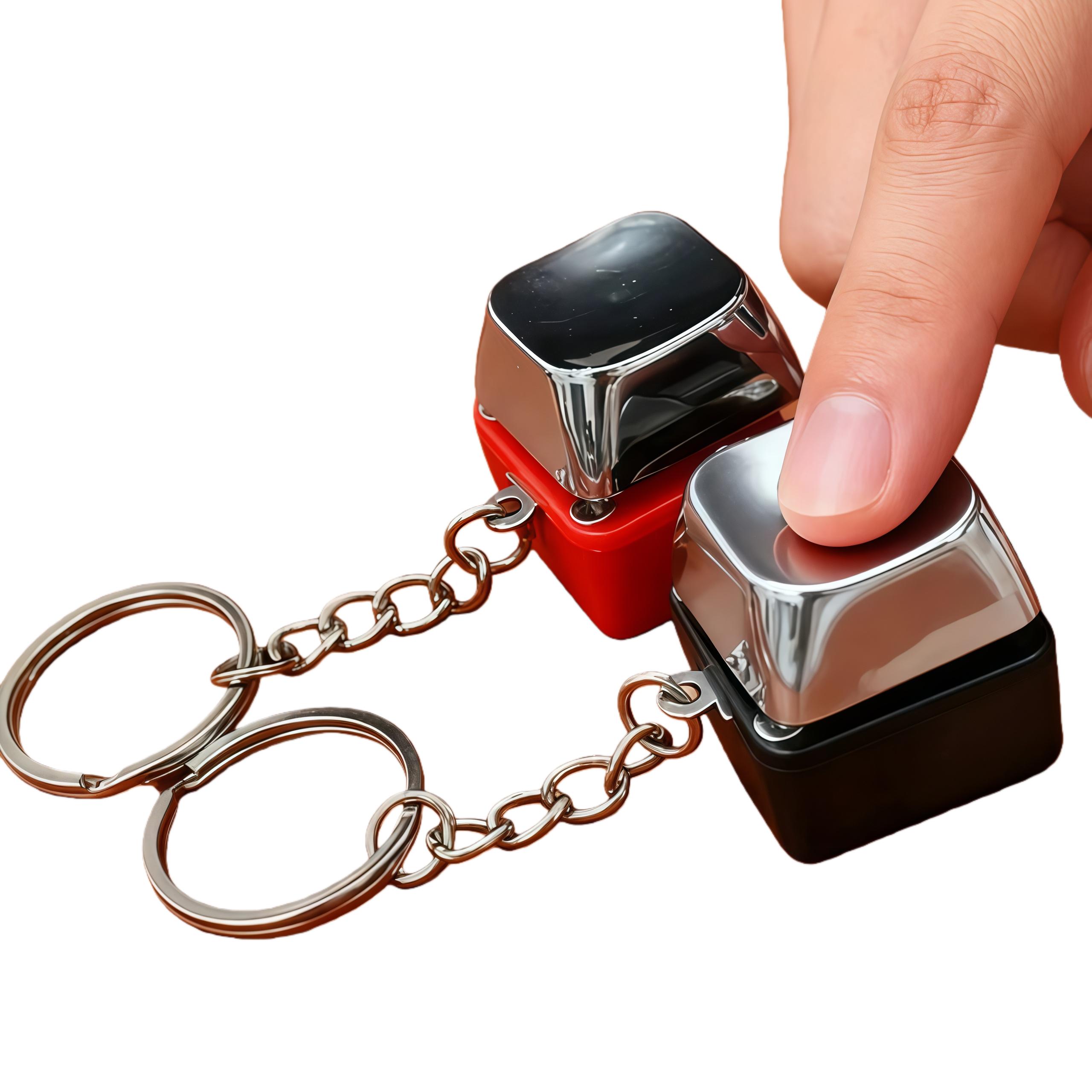 2026 New Mini Shock Keychain Prank Toy Compact Gag Gift for Friends Funny Wake-Up Jolt Prank PropMini Shock Keychain Prank Toy Funny Gag Gadget Portable Quick Jolt Prank Prop for Party Pranks