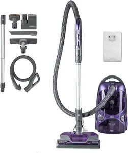 Kenmore 81615 Lightweight Bagged Canister Vacuum with Pet PowerMate, Pop-N-Go Brush, 2 Motors, HEPA Filter, Aluminum Telescoping Wand, Retractable Cord and 4 Cleaning Tools
