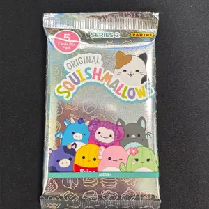Squishmallows Single-Pack Collectible Cards, Fun Trading Cards for Kids and Collectors