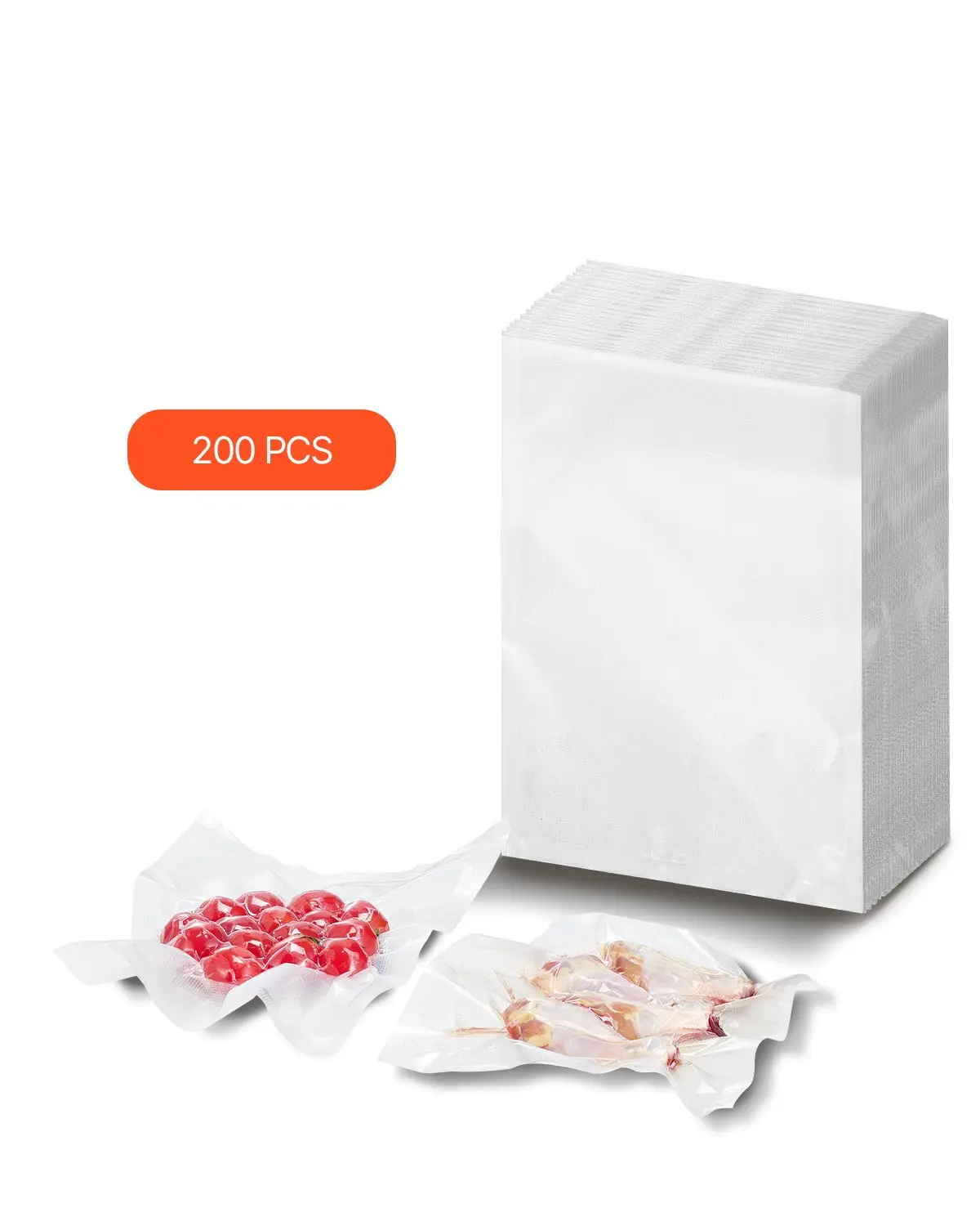 【summerfinds】VEVOR Vacuum Sealer Bags, 200 PCS 8x12 in Non-BPA Food Grade Food Preservation Bags for Bagged Vacuum Sealers, Father's Day Gift, Food Preservation Vacuum Bags