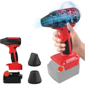 Jet Fan Mini Blower, 130000   RPM Cordless Air Duster Compatible with Milwaukee M18 18V Batteries with 4-Speed Control, Multi-Purpose Cleaner for Car, Outdoor BBQ, Leaf and Pet Hair Removal, Compact Power Tool, Portable Cleaning Device, Garage Essentials