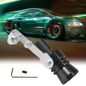 silver Turbo Sound Exhaust Whistle for Car and Motorcycle Tuning Simulator, Enhance Installation, Includes Wrench and Screws, Automotive Accessories Vehicle