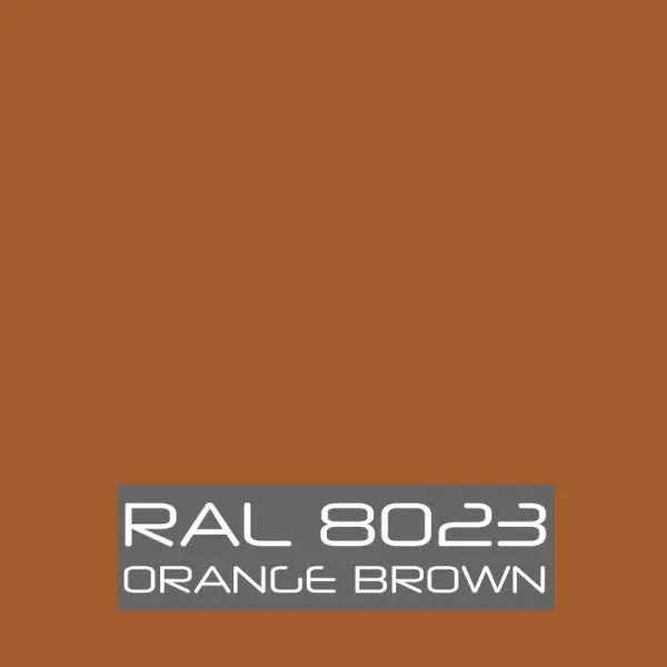 RAL 8023 Orange Brown Powder Coating Paint 1 LB