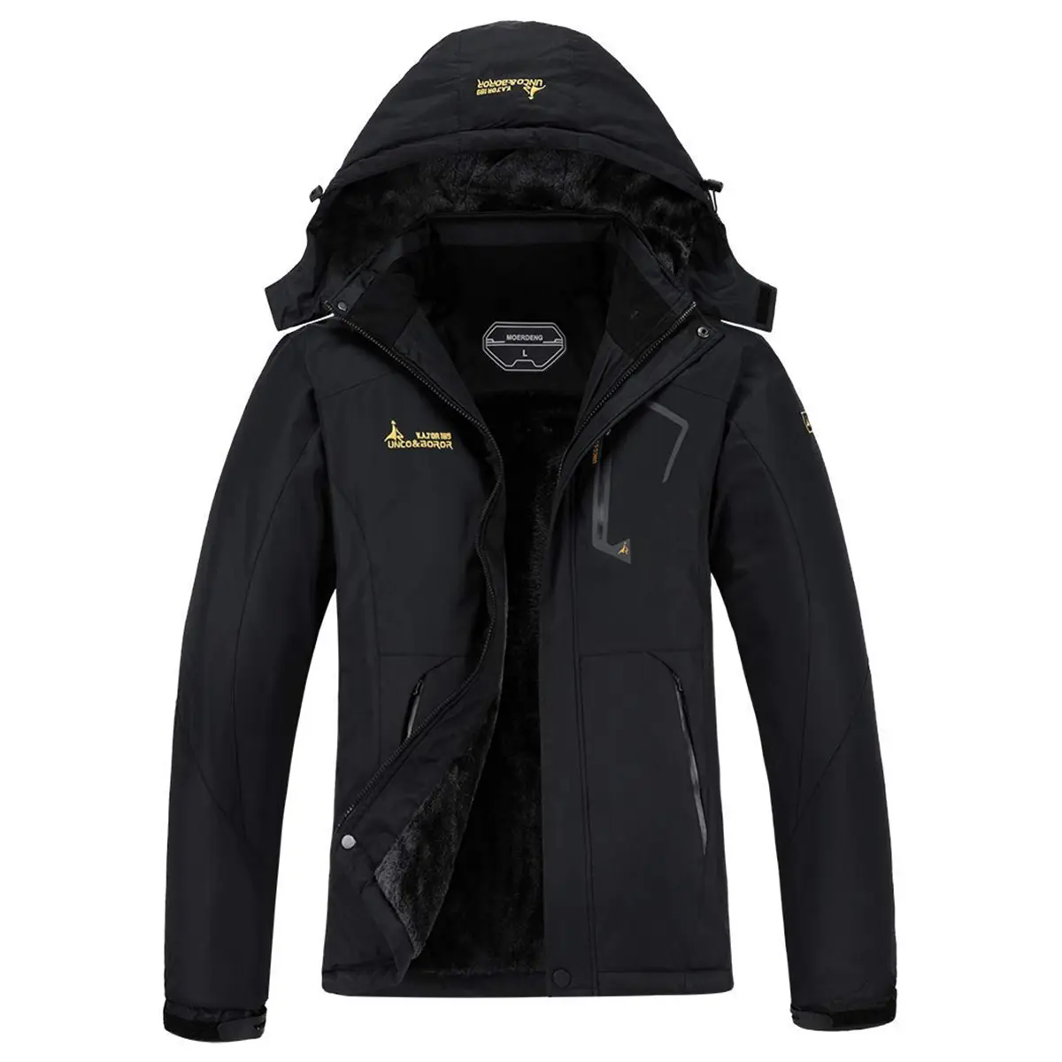 FUPHINE Women's Waterproof Ski Jacket Warm Winter Snow Coat Mountain Windbreaker Hooded Raincoat Jacket