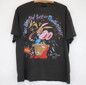 1992 Ren and Stimpy Show MTV Shirt Unisex Reprint Men Women