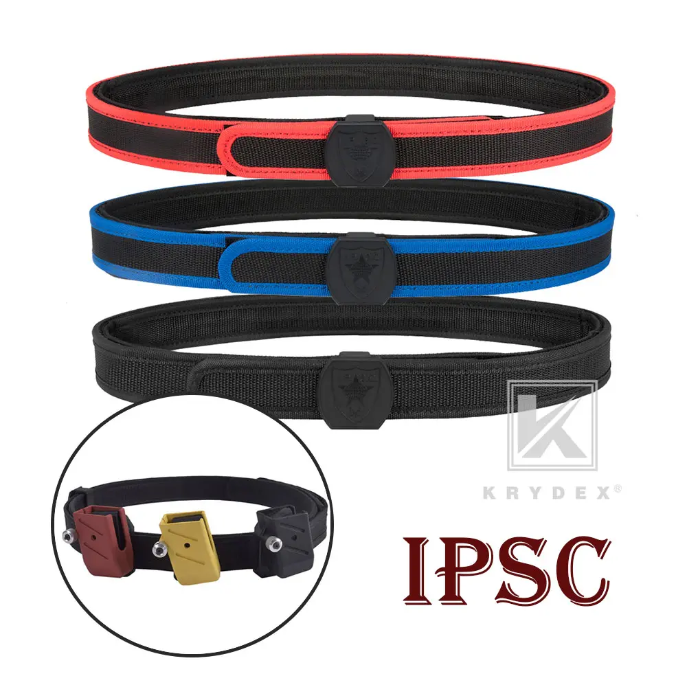 KRYDEX 1.5” Nylon Heavy-Duty Tactical High-Speed Competition Shooting Belt - Outer & Inner Belt for IPSC, USPSA Events, Belts